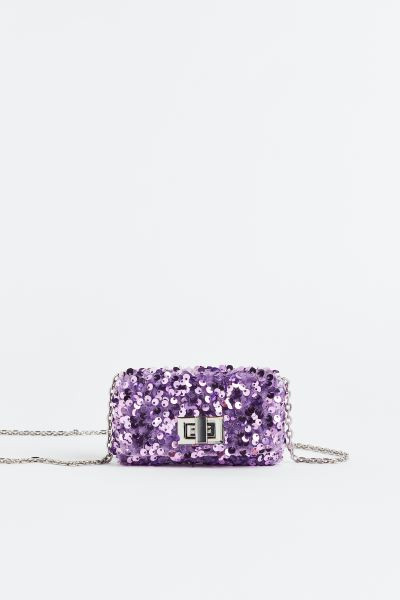 Small Sequined Shoulder Bag | H&M (US + CA)