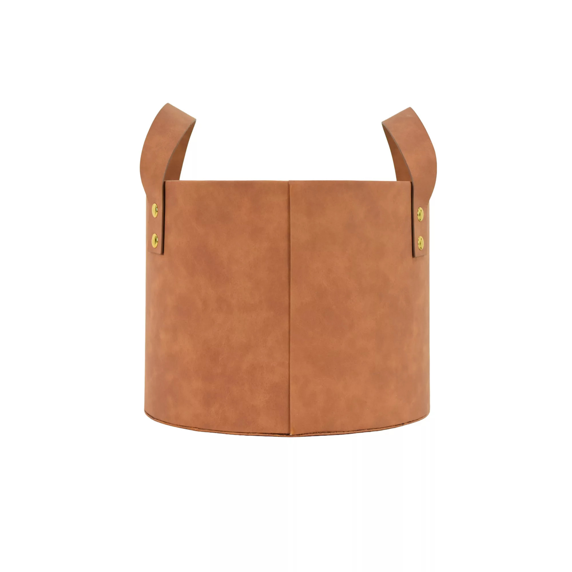 Neatly Round Leather Basket | Kohl's