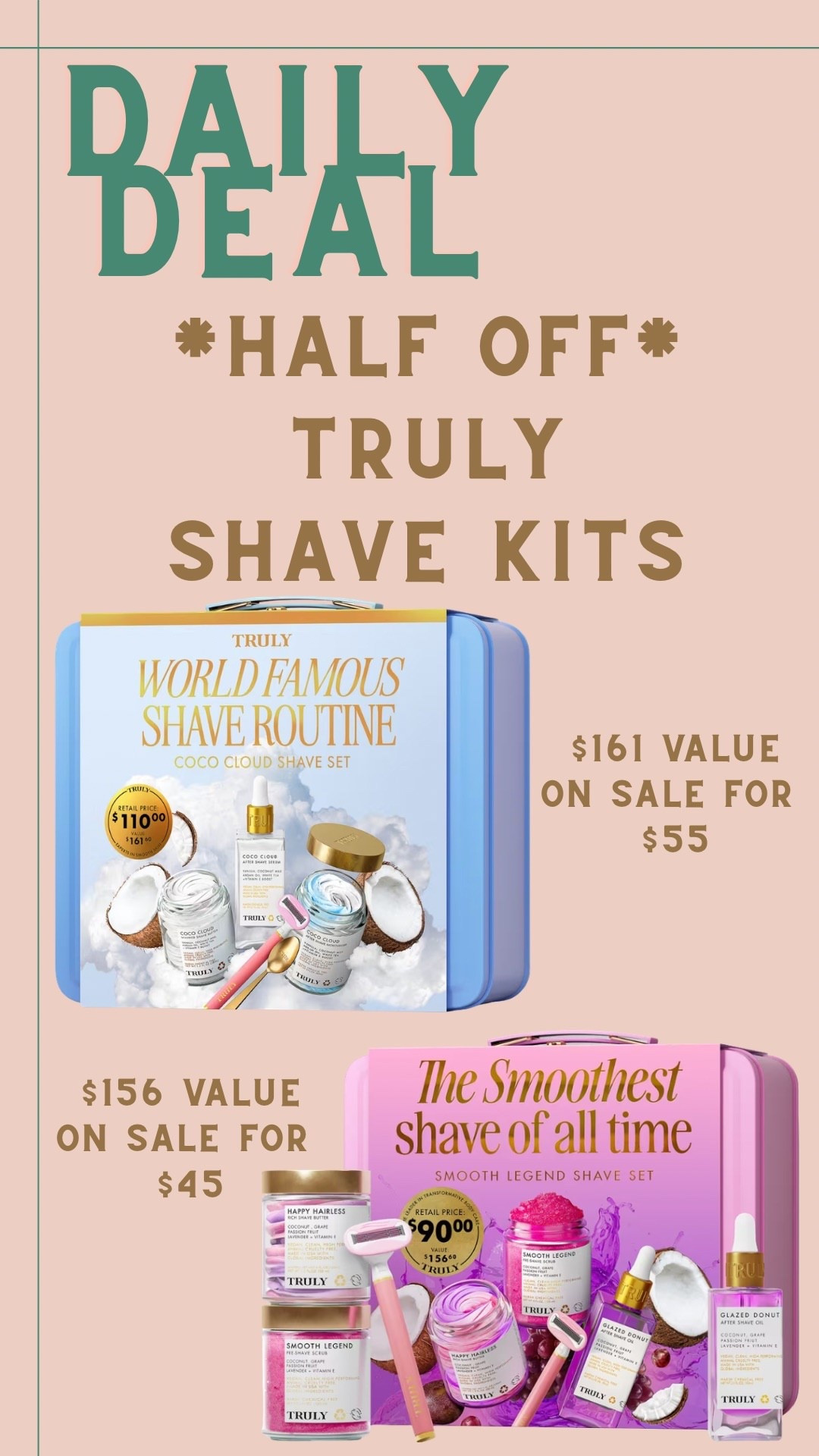 Grab a shave kit and you will get the best shave ever! These have amazing reviews and are an absolute insane value for what you get! 

#LTKFindsUnder50 #LTKBeauty #LTKSaleAlert