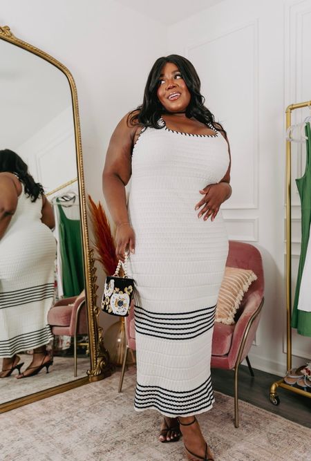 Day 4 of 5 Days of Dresses | Going a little sexy with this knit woven body on dress. Runs large. Wearing a 2X & shapewear.

Use code THAMARRXSPANX to save at checkout and free shipping 

Plus Size Dresses, White Dresses, Graduation Dress, Vacation Outfit

#LTKfindsunder100 #LTKplussize #LTKfindsunder50