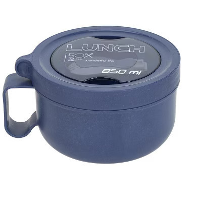Itopfox Unbreakable Microwave Soup Mugs with Lids and Handles, Microwave Ramen Bowl for Soup, Instant Noodles, Oatmeal, Gumbo, Salad, Sapphire Blue | Target