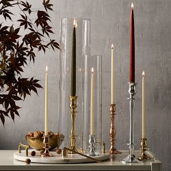 12" Green Taper Candles, Set of 2 | Williams-Sonoma