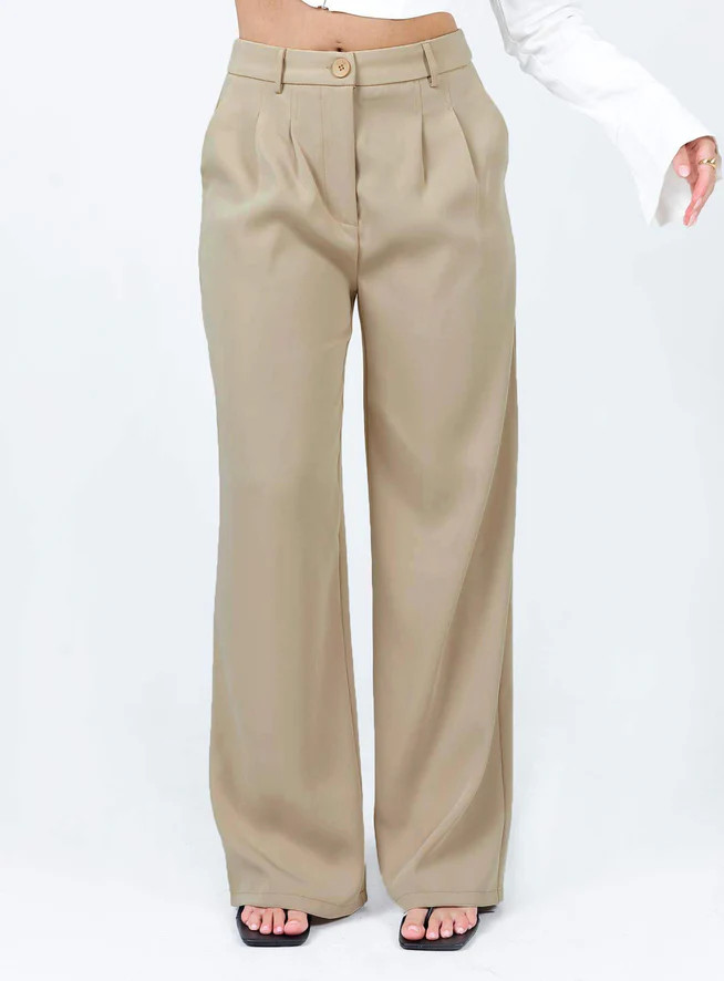 Archer Pants Dark Brown | Princess Polly US