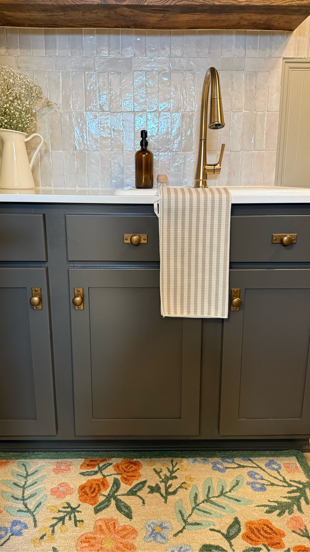 Our laundry room is finally finished and starting to share the details. This was a huge labor of love but I am so in love with how this room turned out! #laundryroominspo #laundryroom #hardware #towels #soap #home #homeimprovement 

#LTKHome