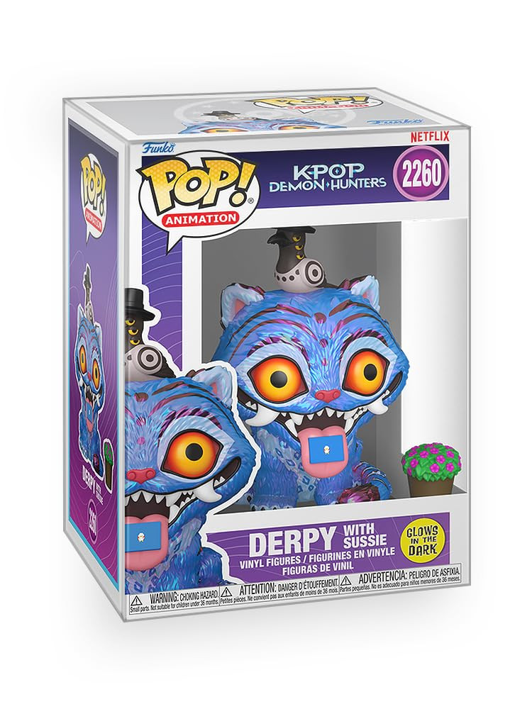 Funko Pop! Animation: Kpop Demon Hunters - Derpy with Sussie (Glows in The Dark) Vinyl Figure Col... | Amazon (US)