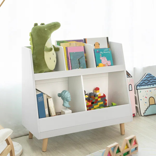 Krull 30.31'' H X 33.85'' W Chip Resistant Book Display Bookcase | Wayfair North America