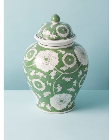 13in Ceramic Chinoiserie Ginger Jar | HomeGoods
