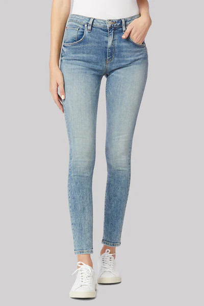 Barbara High-Rise Super Skinny Flap Jean | Hudson Jeans