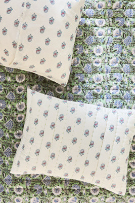 Khira Cotton Floral Printed Pillowcases, Set of 2 | Anthropologie (UK)