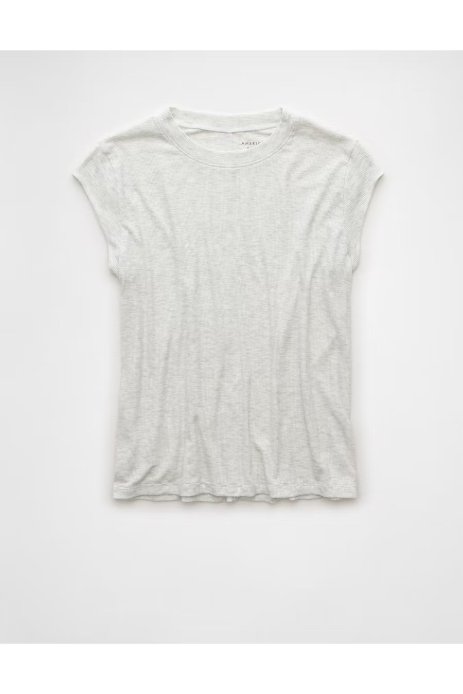 AE Soft & Sexy Muscle T-Shirt Women's Light Heather Gray S | American Eagle Outfitters (US & CA)