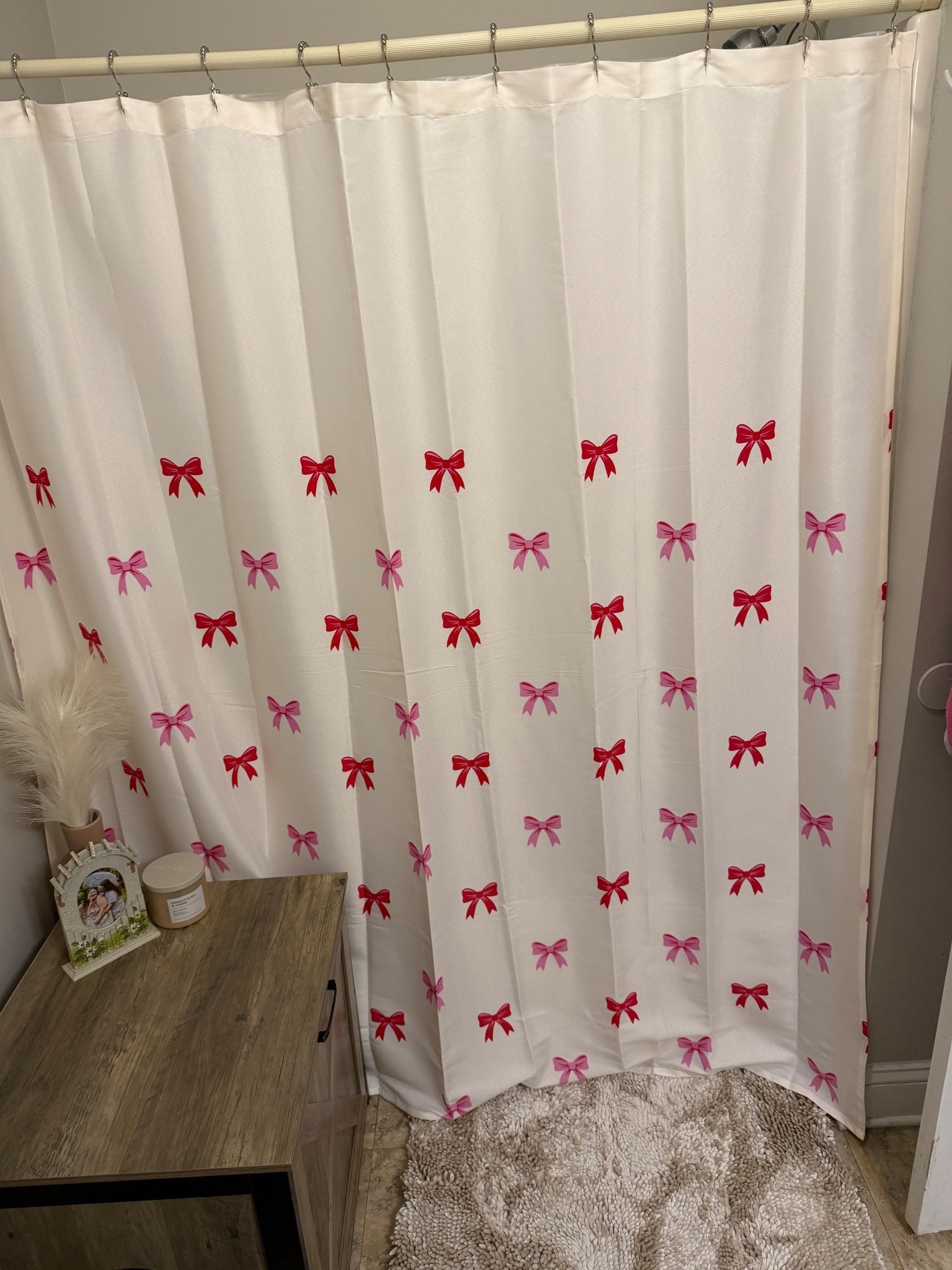 bathroom updates for Valentine's Day