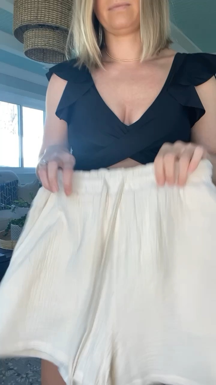 Part 5 of my Vacation fits series. I’ll be showing you how to style your vacation wardrobe + reuse pieces to create different looks but also pack lighter. 
:
I’m 5’3 130lbs and wearing a small in both bathing suit and 2 piece set. Both come true to size. If larger across bust, size up one size so you can button. Bathing suit is full coverage in all the necessary places. Two piece set comes in a large variety of colors. 

#LTKtravel #LTKfindsunder50 #LTKswim