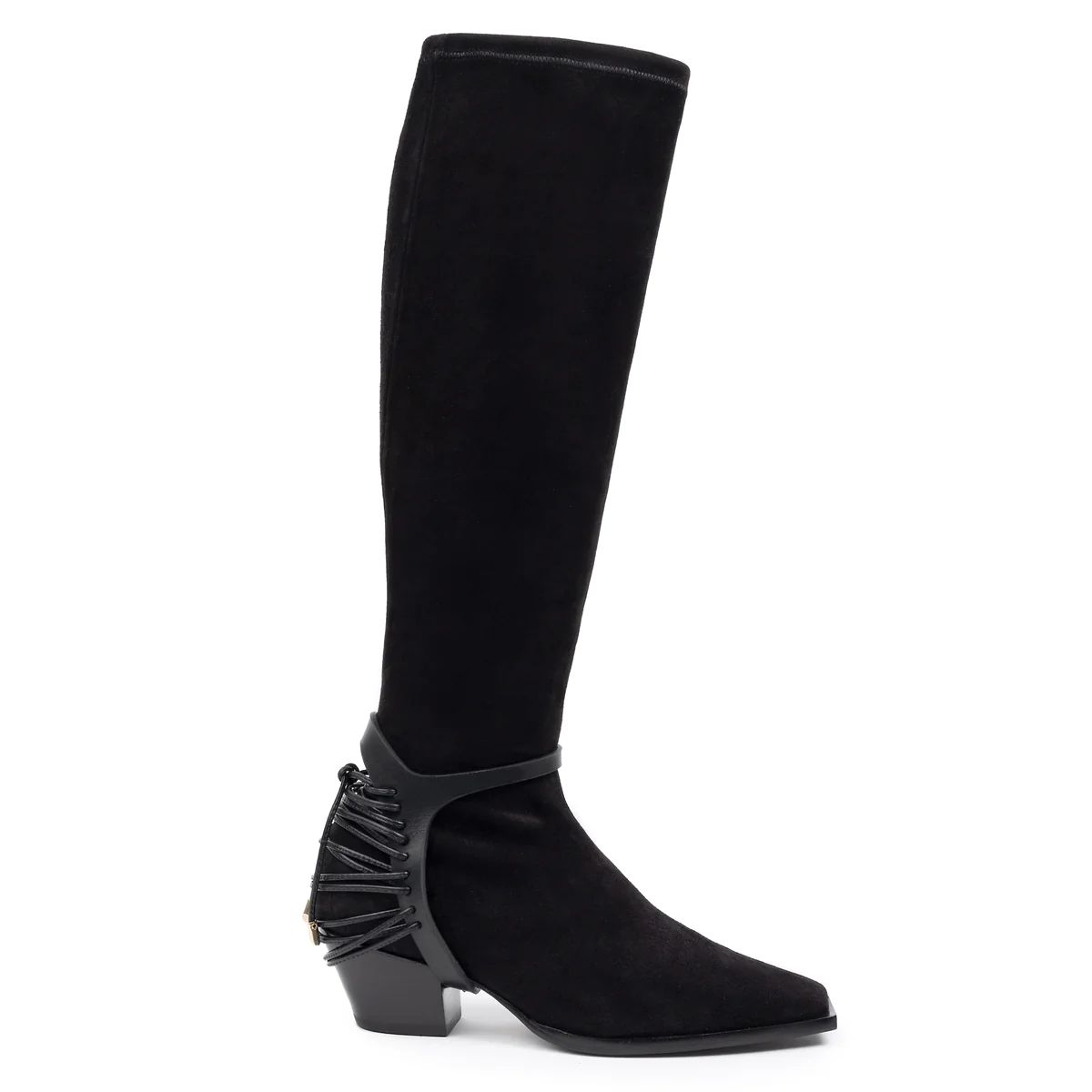 Cara Tall Knee High Boot in Black | DANIELLA SHEVEL