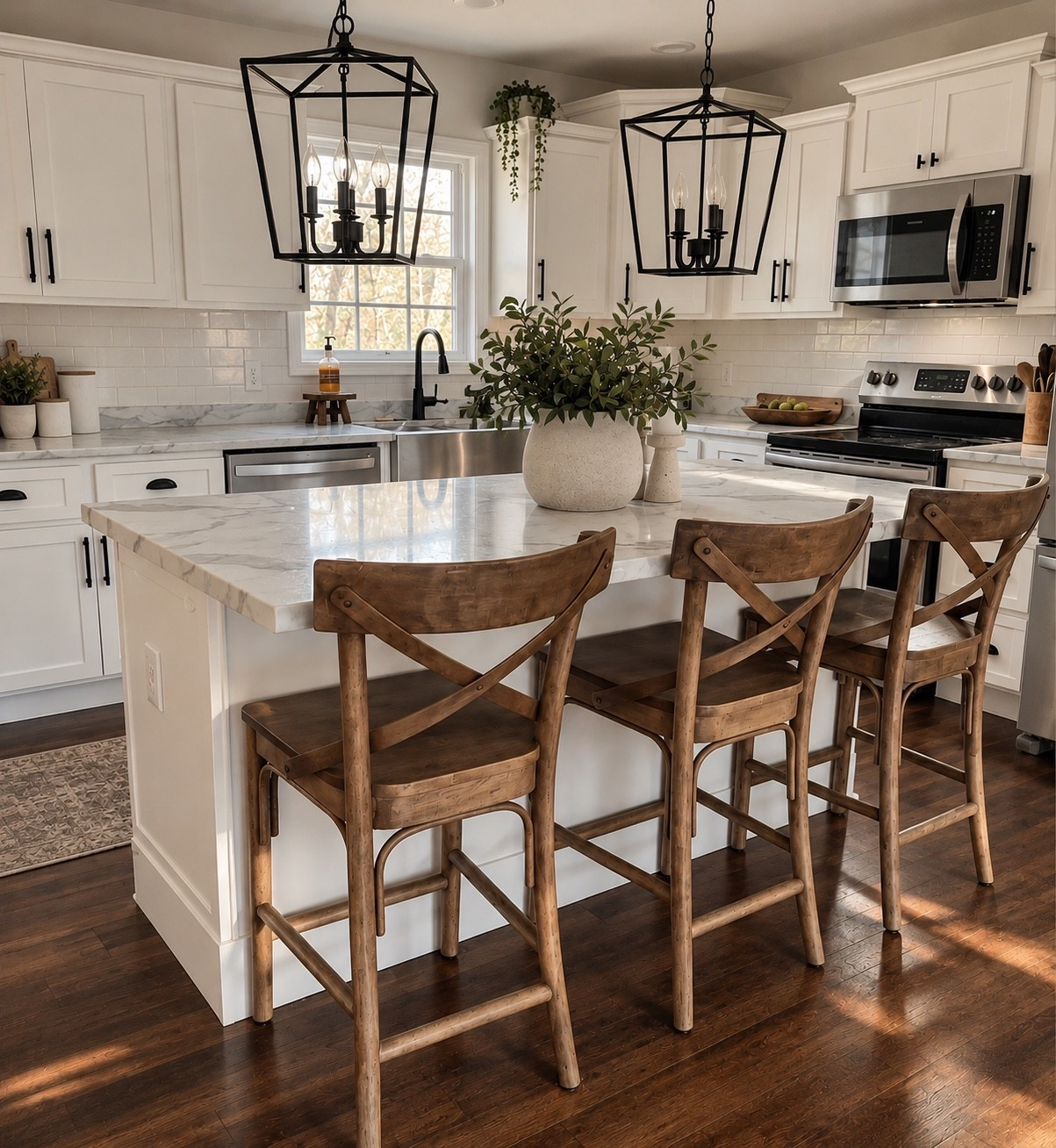 World Market + Amazon finds making this kitchen feel extra cozy 🤎 I love mixing warm wood tones with crisp whites, black accents and simple greenery for an easy modern-organic look. These are the little home finds that make such a difference without completely redoing a space. Linking everything I can! ✨

#WorldMarketFinds #AmazonHome #KitchenDecor #ModernOrganicHome #LTKHome

#LTKSaleAlert #LTKSeasonal #LTKHome