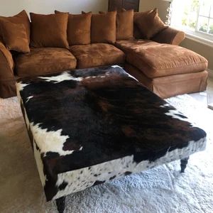 5 Ft X 4 Ft Cowhide Coffee Table Extra Large Cowhide | Etsy | Etsy (US)