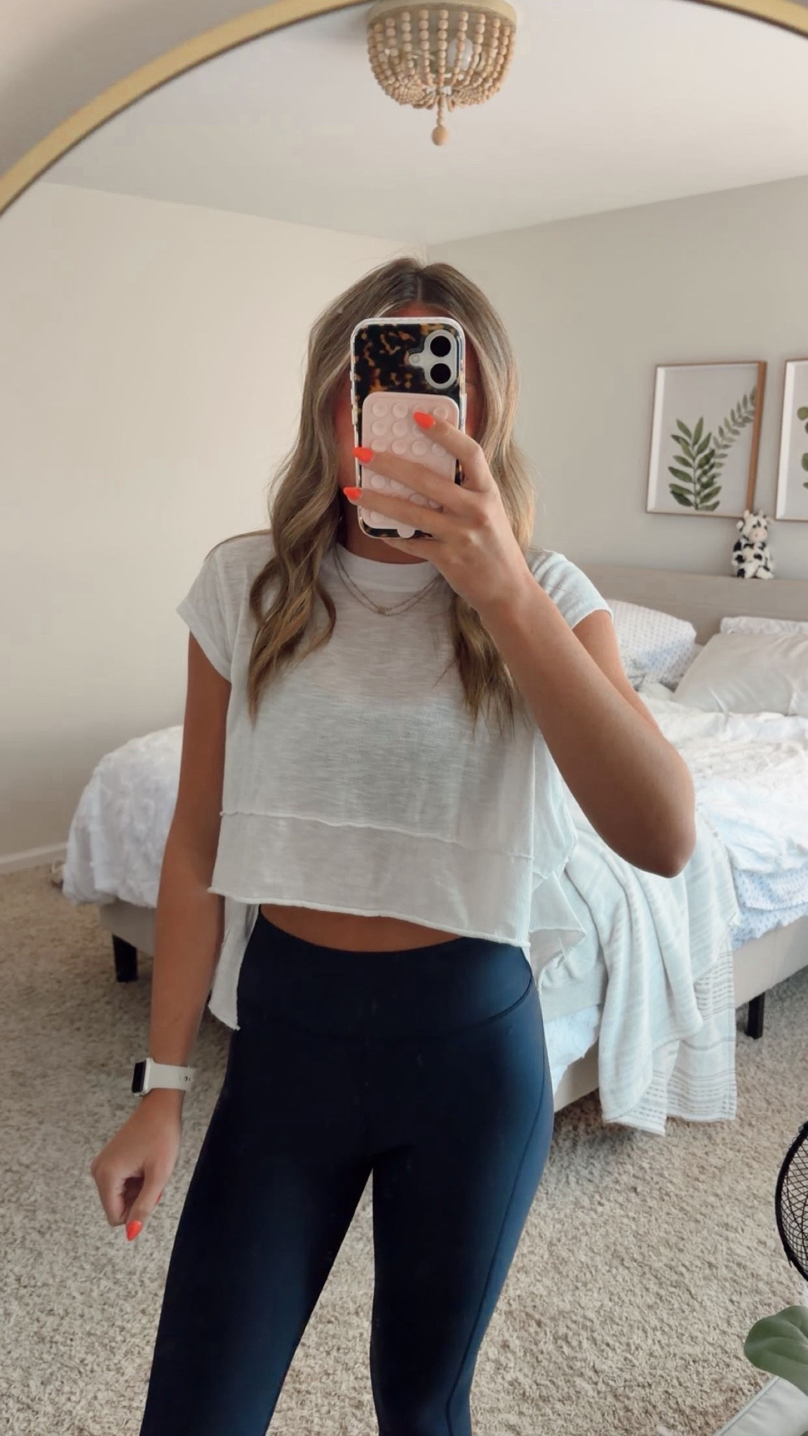 my favorite simple activewear outfit to throw on!! i wore this to school this week, love the navy white combo. these aritzia leggings are my new favorite leggings, perfect length and feel so soft. i love this shein top- a dupe for the fp version but just as good! such a quick outfit to throw on and run out the door, love when my sports bra matches my leggings. this would be perfect for school, running errands, or a workout. 

#ltkaritzia #ltkshein #activewear #outfitinspo #falloutfit #activeoutfit #aritziaactive #matchingset #outfitidea

#LTKdayinmylife #LTKootd #LTKActive