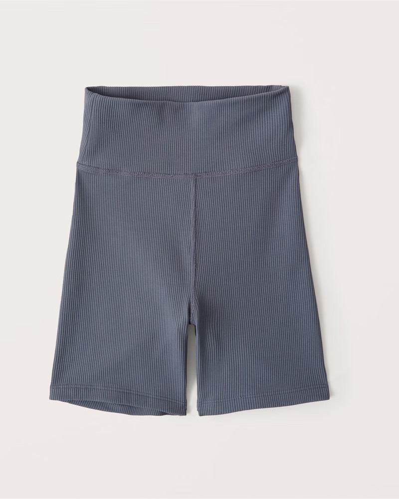 Seamless Rib Bike Shorts | Abercrombie & Fitch (US)