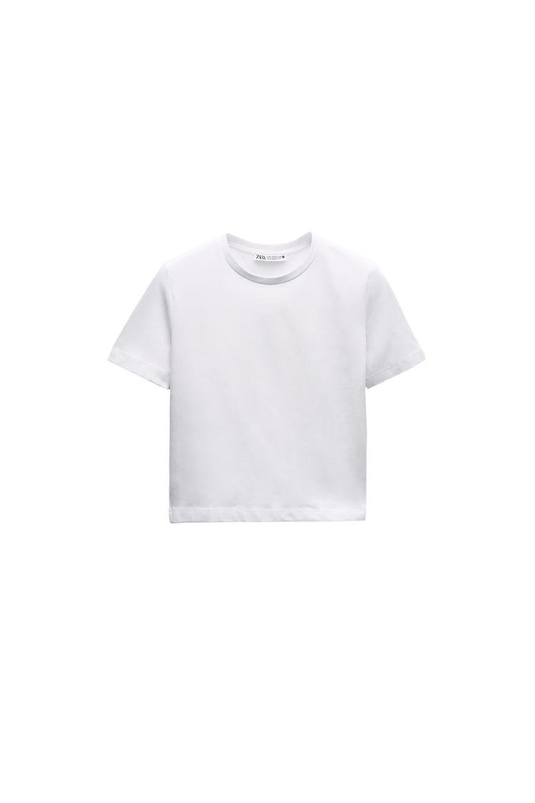 White t-shirt | Zara US