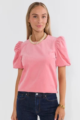 Pink Corduroy Top | Avara