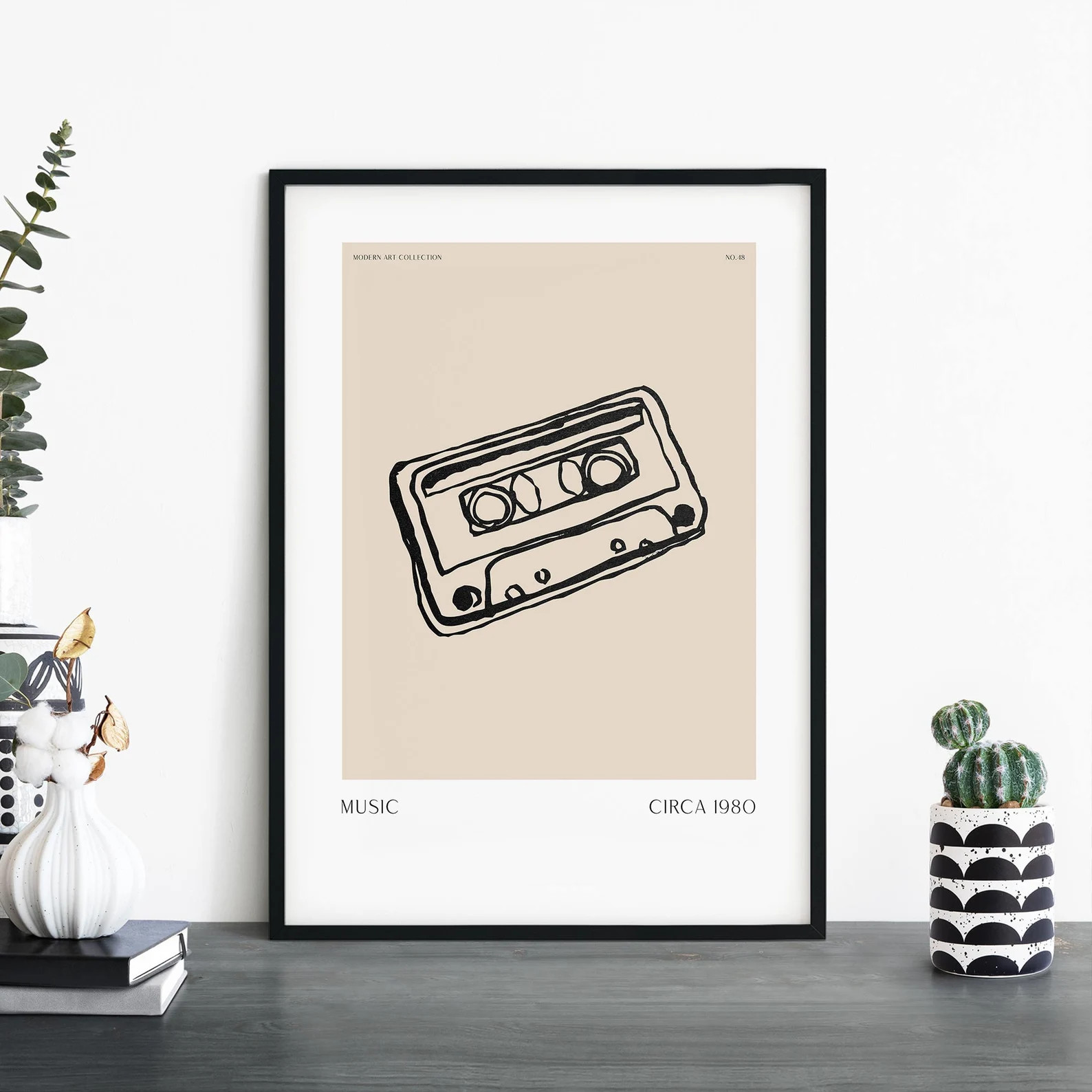 Modern Art No.48 Abstract Print Wall Art | 4x6 5x7 A4 A3 A2 A1 - Etsy | Etsy (US)