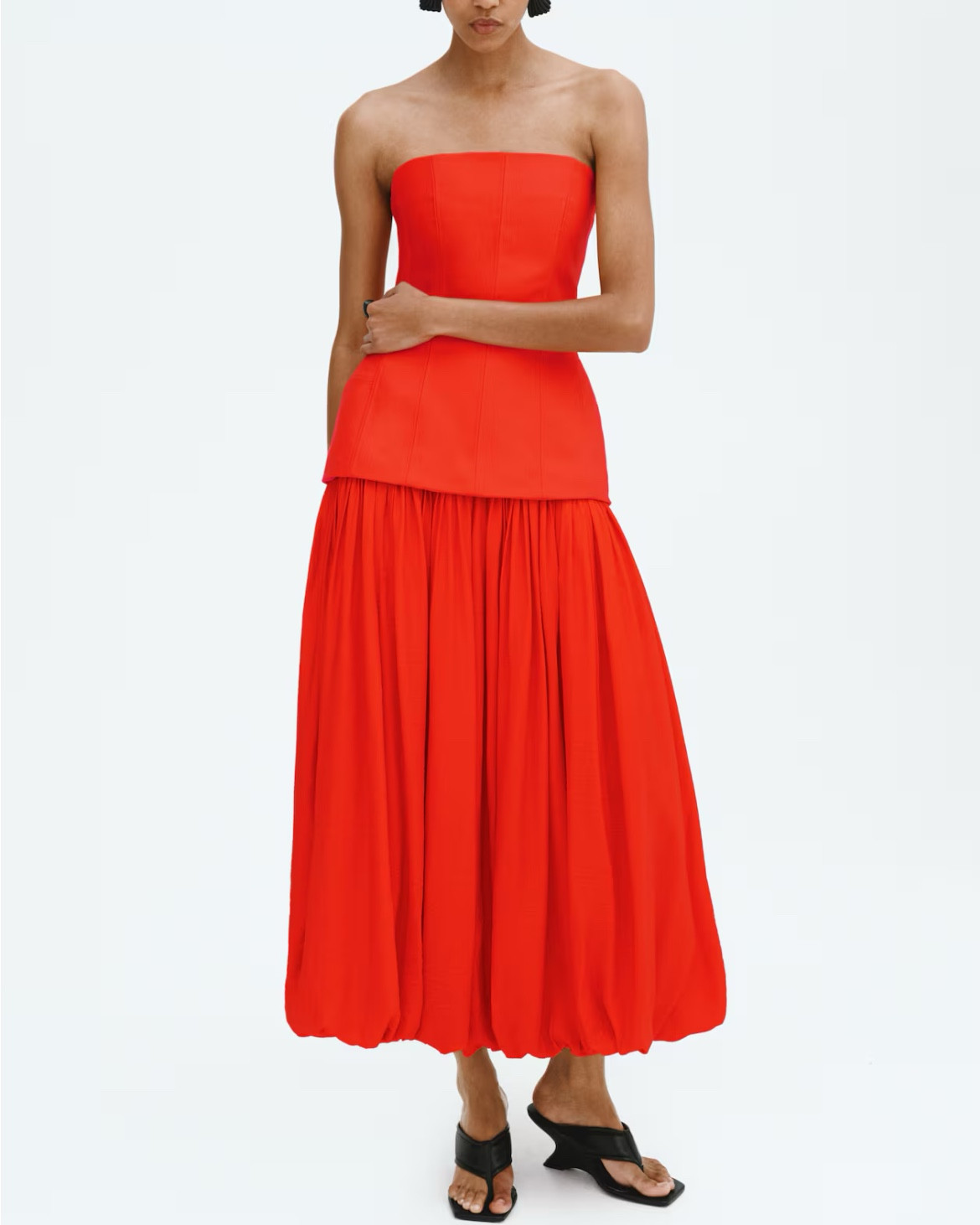 Red midi dress - spring wedding guest dress 

#LTKSeasonal