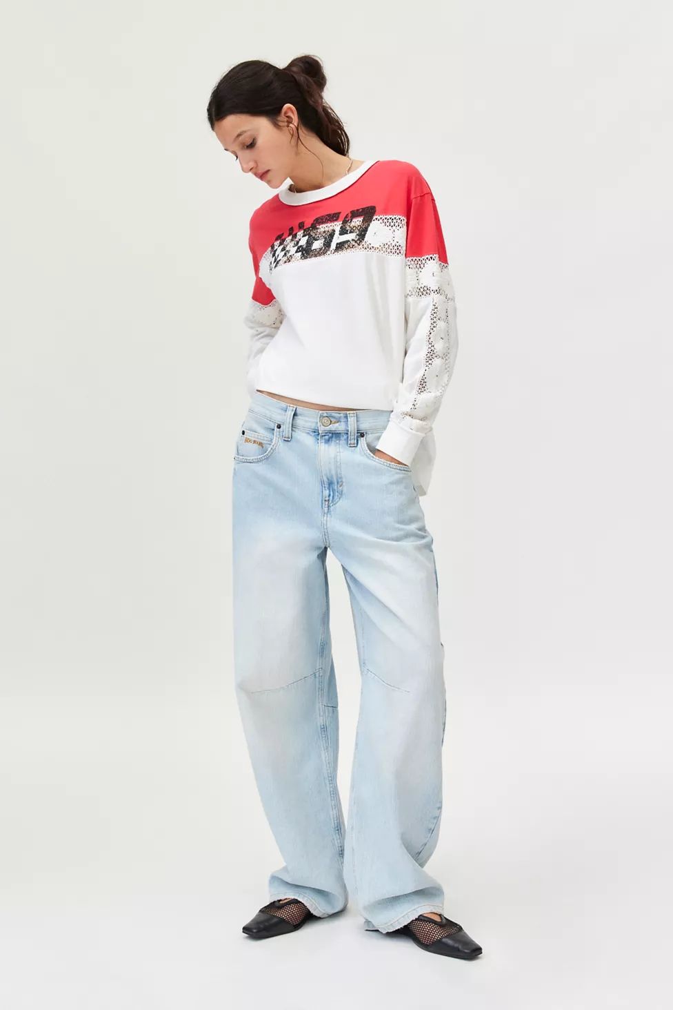 BDG Logan Buckle Baggy Boyfriend Jean | Urban Outfitters (US and RoW)