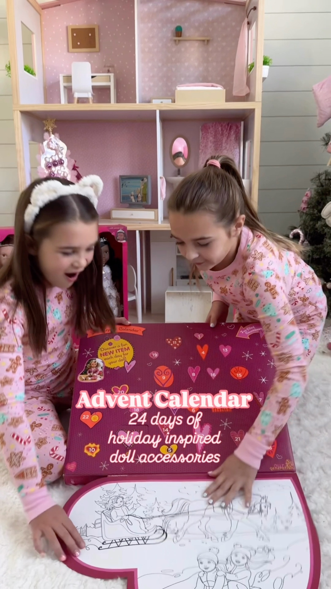 PINKMAS 🎀✨
This @ogdolls advent calendar is full of fun and the girls decorated their doll house and tree with all of it 🩷


#OurGeneration #targetfinds #kidsgiftideas #Dollhouse  #toys #dolls #pretendplay #playroom #target #targetstyle #momlife #mom #girlmom #pinkchristmas
#ltkkids 

#LTKGiftGuide #LTKHoliday #LTKCyberWeek