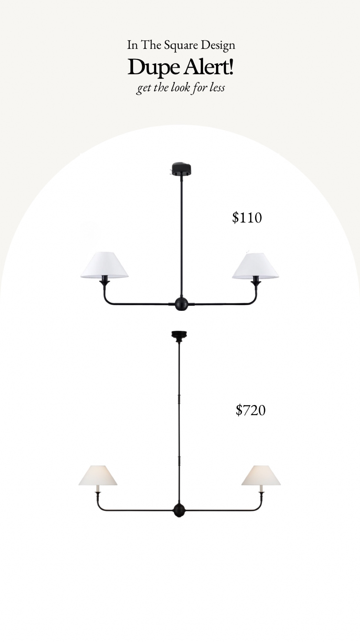 Dupe Alert!

I can’t believe this McGee & Co. lighting dupe from Amazon! It’s so good! I wish I found this sooner for our dining room! Daily Finds
Black Chandlier
McGee & Co dupe, lighting dupe, dupe  alert, black dining light, dining room light, dining room chandelier 


#LTKhome #LTKFind