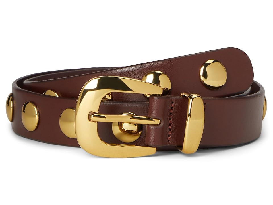 Madewell Clean Western Women's Belt Women's Belts Soft Mahogany : MD, Leather/Suede | Zappos