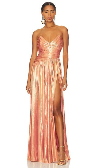 Waldorf Dress in Apricot | Revolve Clothing (Global)