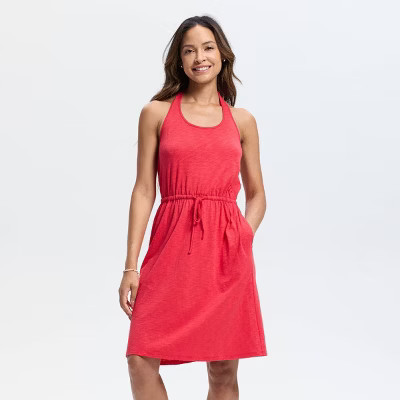 Women's Halter A-Line Dress - Universal Thread™ Red XXL | Target