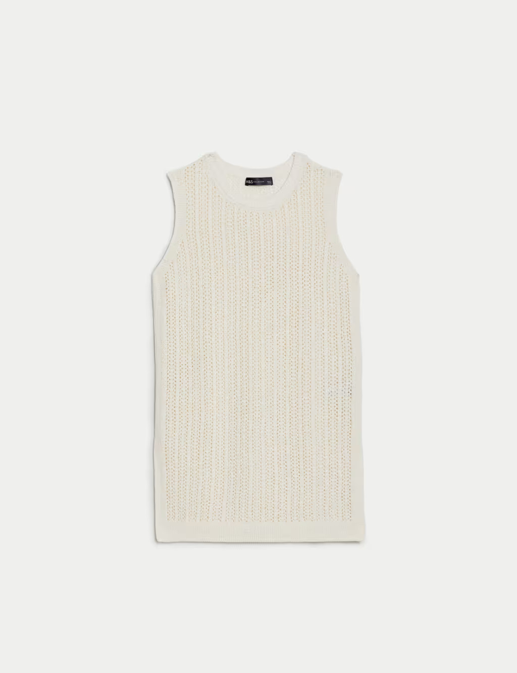 Cotton Rich Textured Knitted Vest | Marks & Spencer (UK)