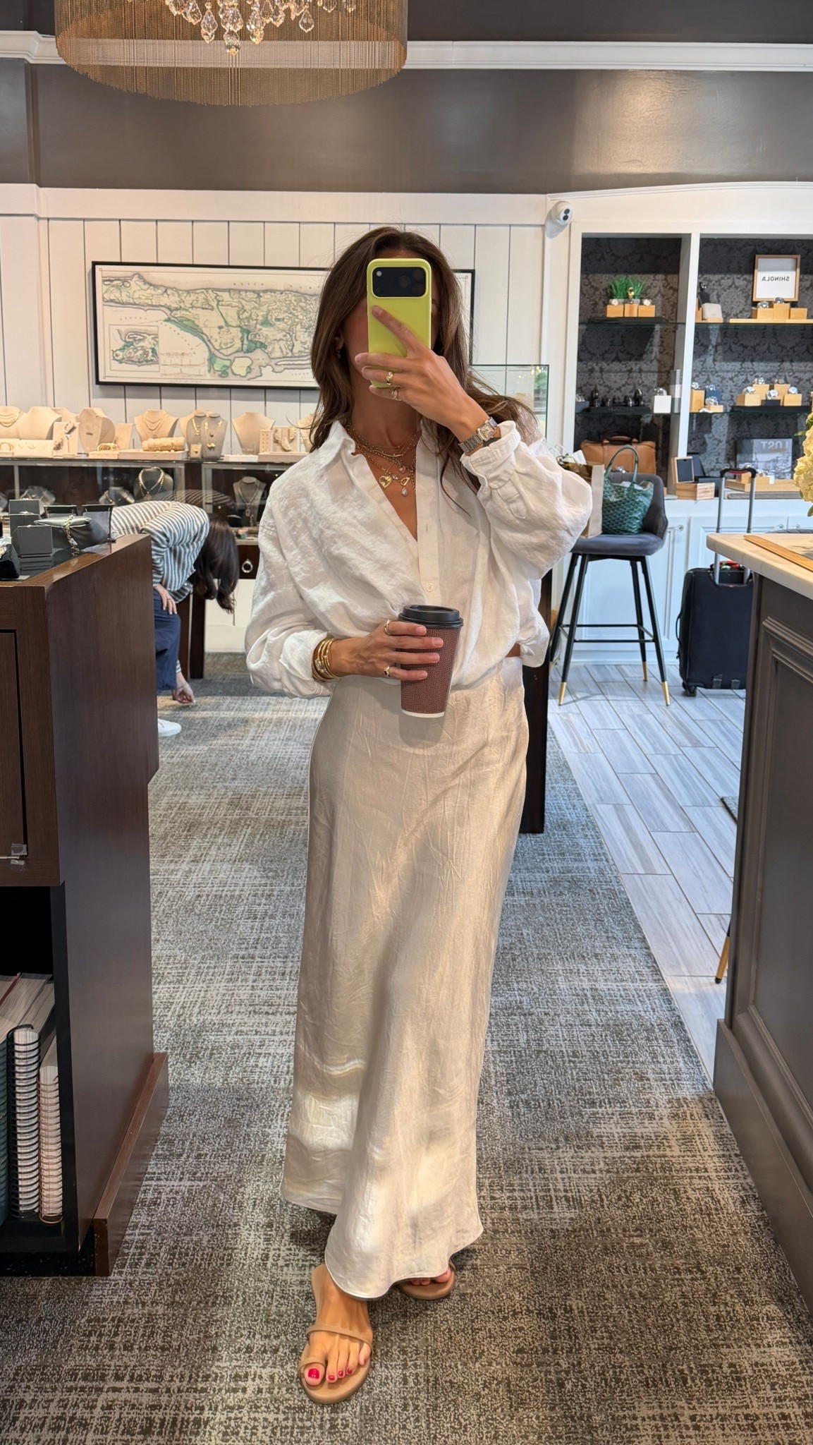 Size 4 skirt small top!