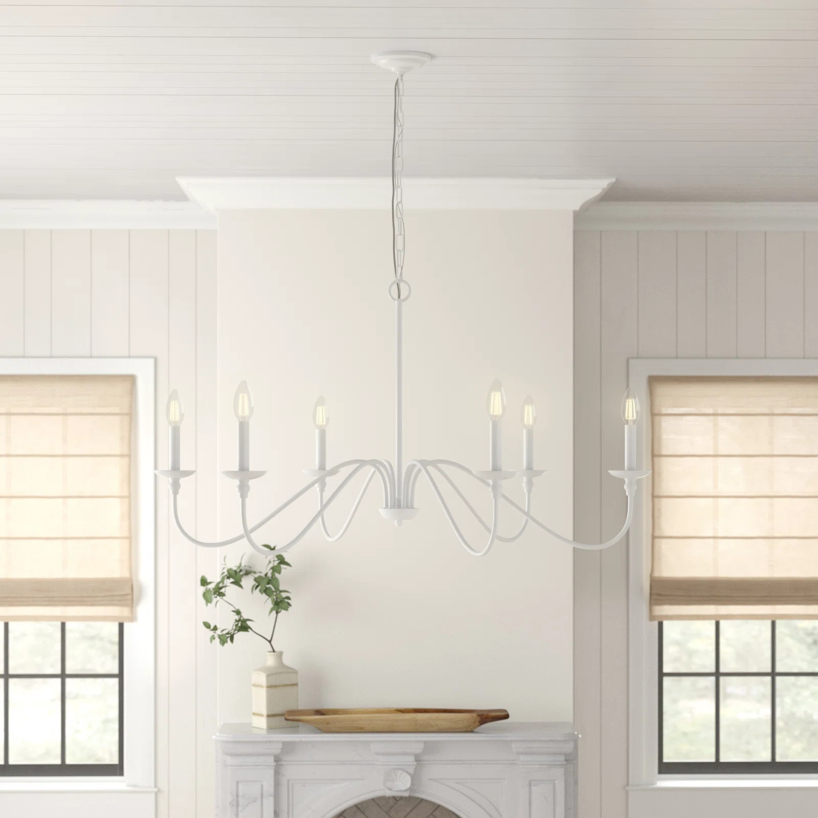 Ableton 6 - Light Candle Style Classic / Traditional Chandelier | Birch Lane