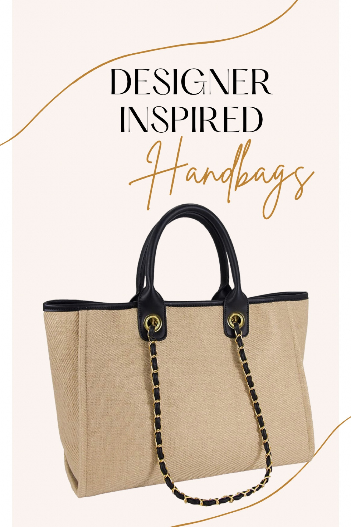 This classic tote is designer inspired and perfect for spring/summer and under $25!

#LTKunder50 #LTKSeasonal #LTKitbag