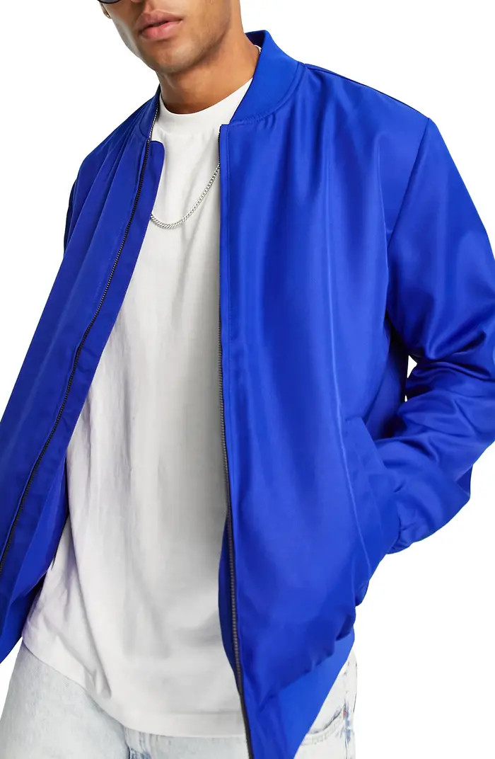 Topman Classic Fit Bomber Jacket | Nordstrom | Nordstrom