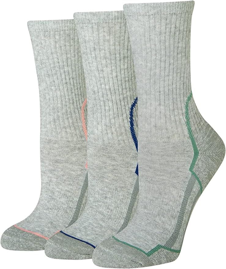 Amazon Essentials Women's Cushioned Hiking Crew Socks, 3 Pairs | Amazon (US)
