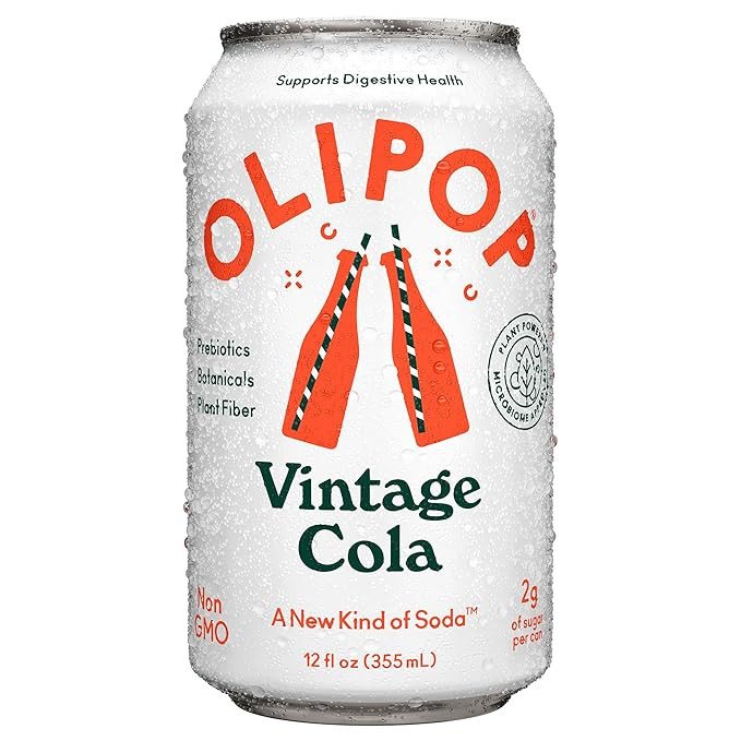 Olipop Vintage Cola, Soda, 12 Fl Oz Can | Amazon (US)