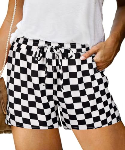 TIYOMI Plus Size Shorts for Women Drawstring Pants Elastic Waist Pocketed Summer Shorts XL-5XL | Amazon (US)
