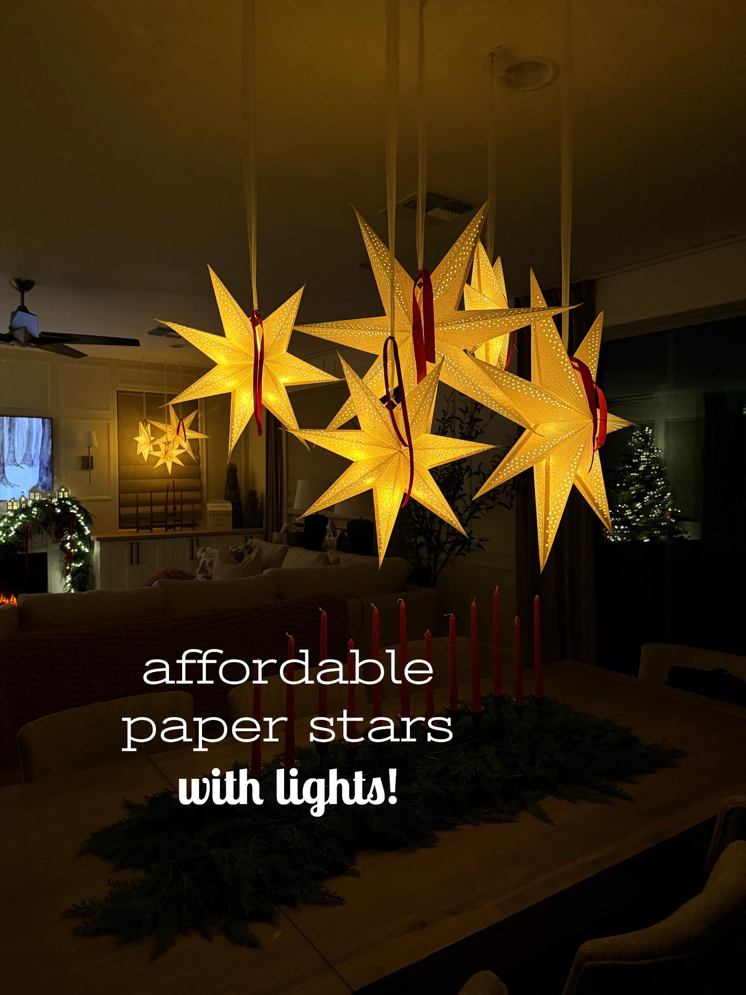 I added these paper stars this year and my living room feels soooo much more complete! They also come in a light blue. 

Christmas decor


#LTKHome #LTKHoliday #LTKFindsUnder100