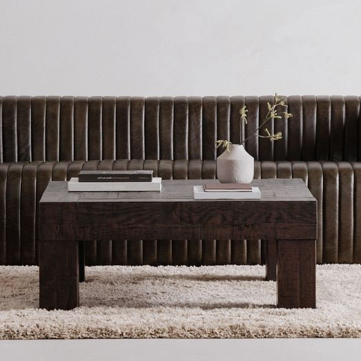 Solid Reclaimed Wood Square Coffee Table (40") | West Elm (US)