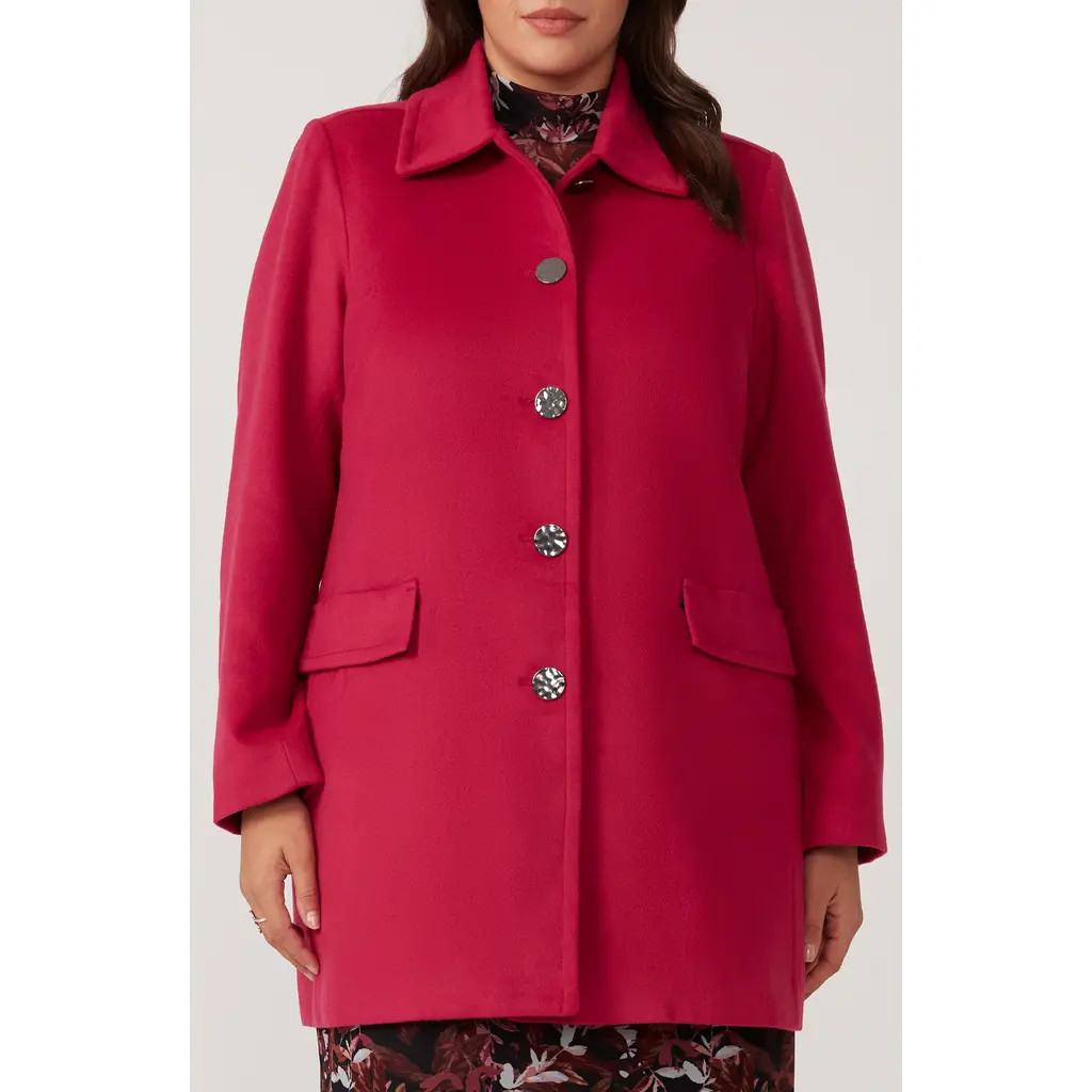 Estelle Charm Coat in Azalea at Nordstrom Rack, Size 20W | Nordstrom Rack