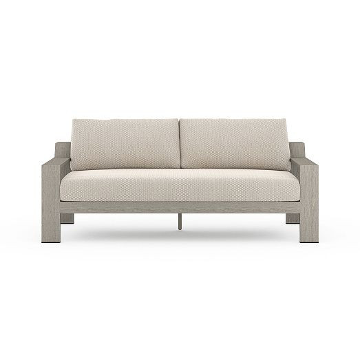 Angled Arm Outdoor Sofa - 74" | West Elm (US)