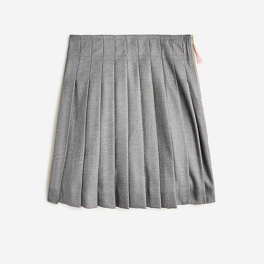 Girls' pleated skirt in twill | J.Crew US