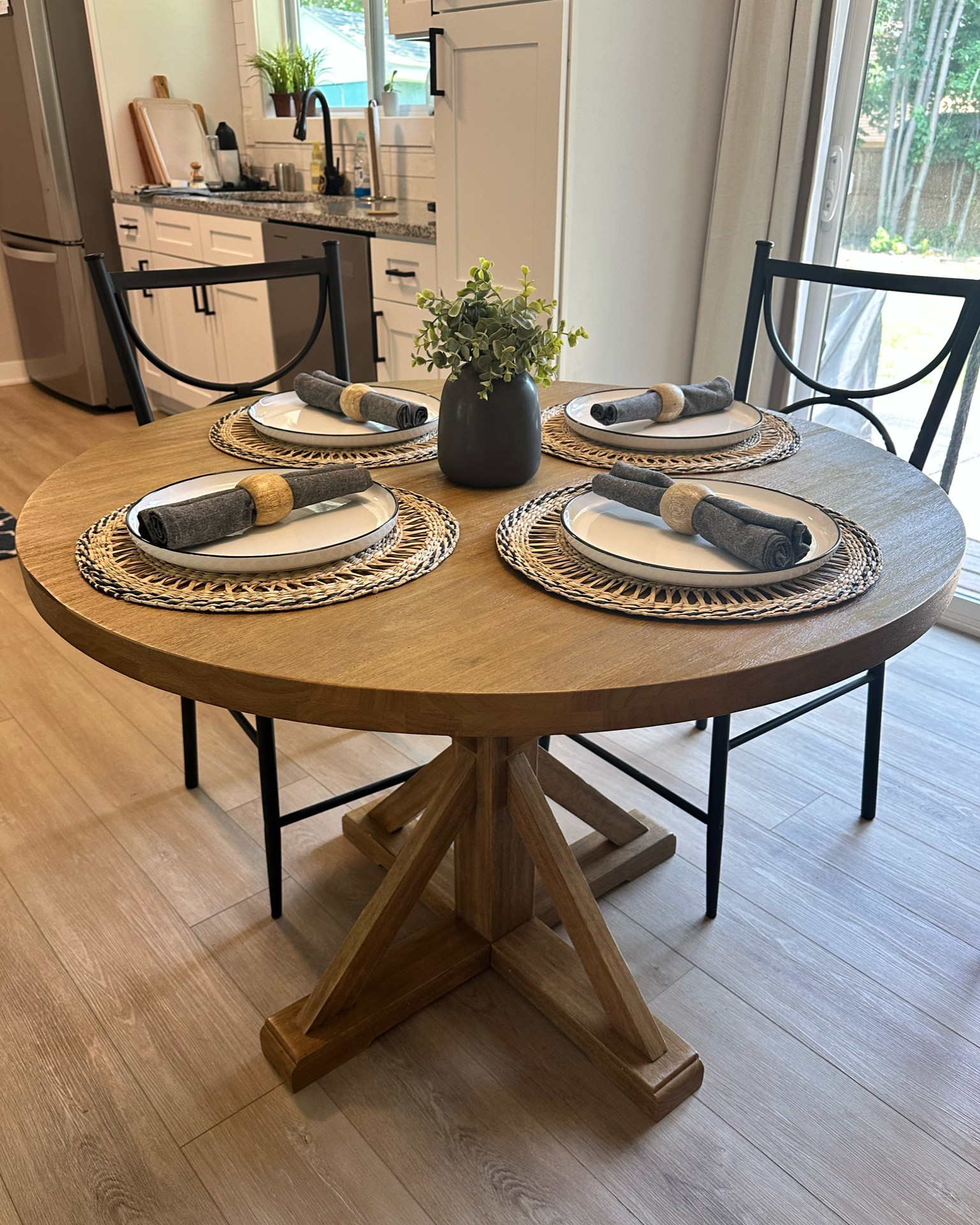 My new dining table is still on sale! I restyled it with grey accents to go with a neutral feel. 

#LTKHome
