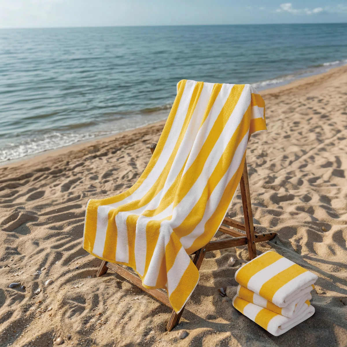 Oceanfront Resort Classic Cabana Beach Towel Set (Set of 4) | Wayfair North America