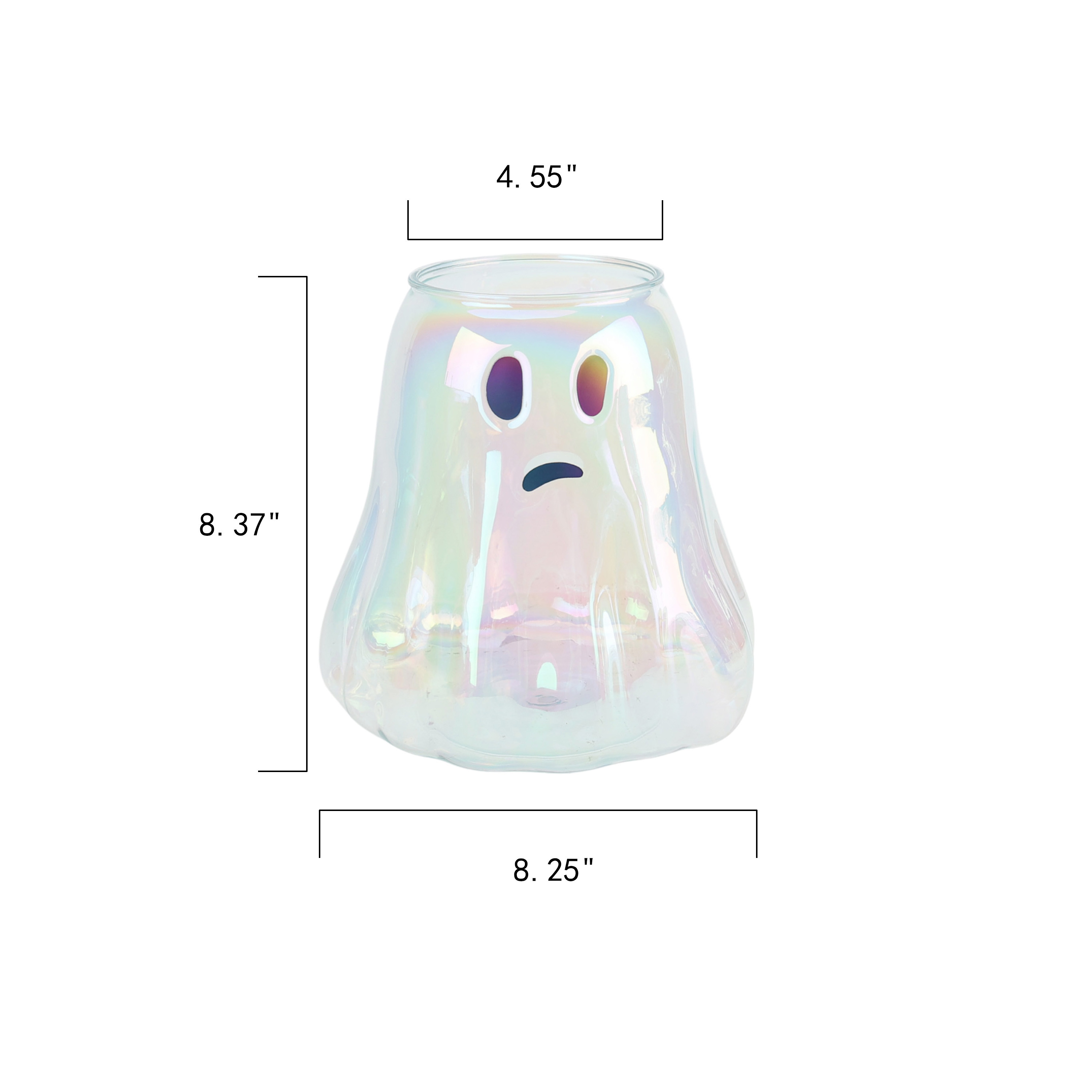 Way to Celebrate 4.5 Quart Acrylic Iridescent Ghost Bucket, White | Walmart (US)