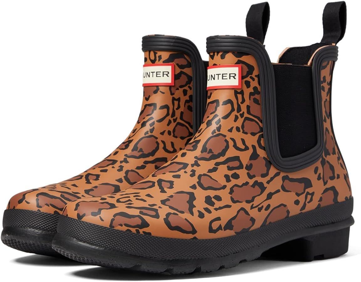 Hunter Women's Original Chelsea Leopard Rain Boot | Amazon (CA)