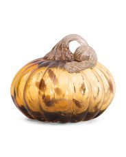 Tortoise Shell Glass Pumpkin | Marshalls