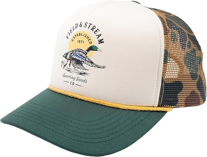 Field & Stream Men's Foam Trucker, Mallard/Multi/Camo, 5 Panel | Amazon (US)